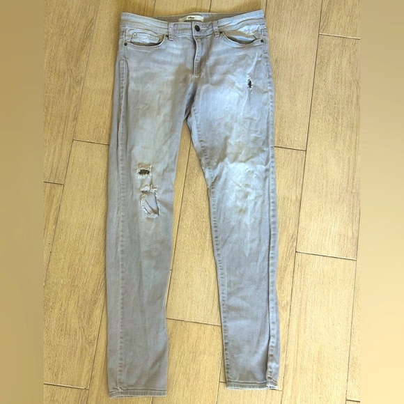 else Denim - Else Gray Skinny Jeans Classic Style Distressed